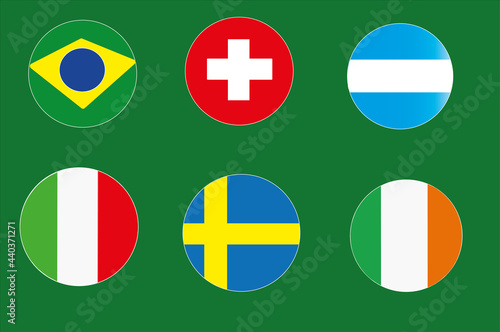 the biggest soccer countries in the world. brazil italy swiss switzerland argentina ireland