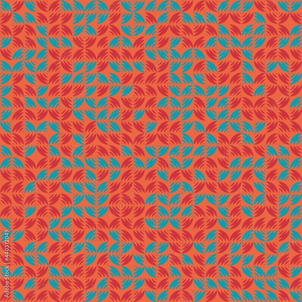 Fototapeta premium Abstract Geometric Pattern generative computational art illustration