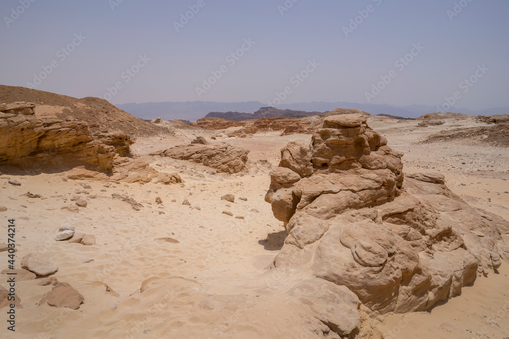 Fototapeta premium Desert Landscape in Timna, Israel