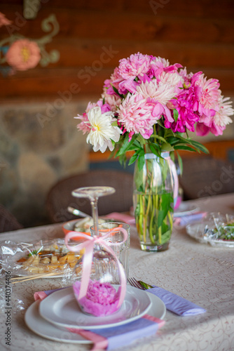 still life with flowers