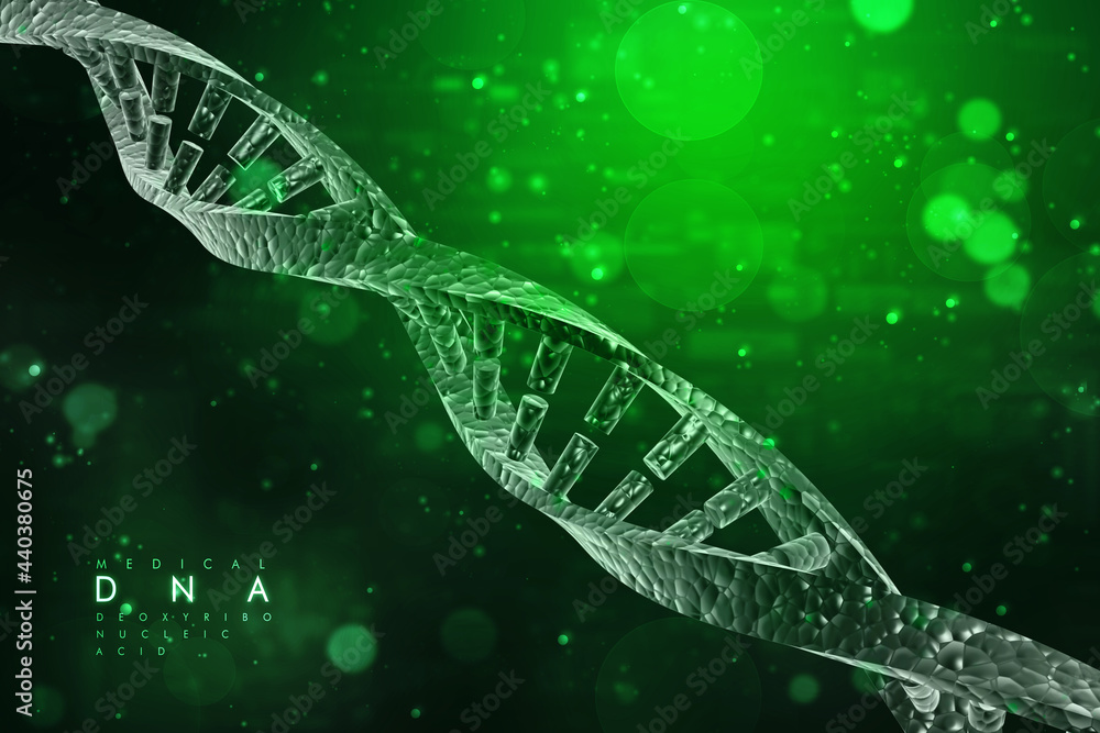 3d illustration of DNA, Science background with DNA strand technology background. 3d illustration of DNA, Science background with DNA strand technology background.
