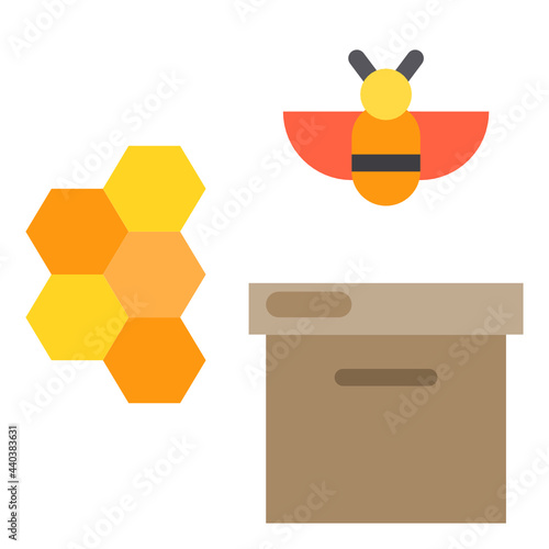 honey flat icon