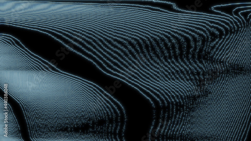 Glitch noise static television VFX pack. Visual video effects stripes background, tv screen no signal glitch effect