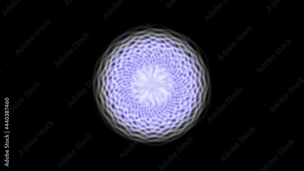 Animation of abstract shapes on black background. Animation of abstract shapes on black background.