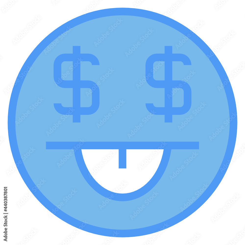 crazy blue line icon crazy blue line icon