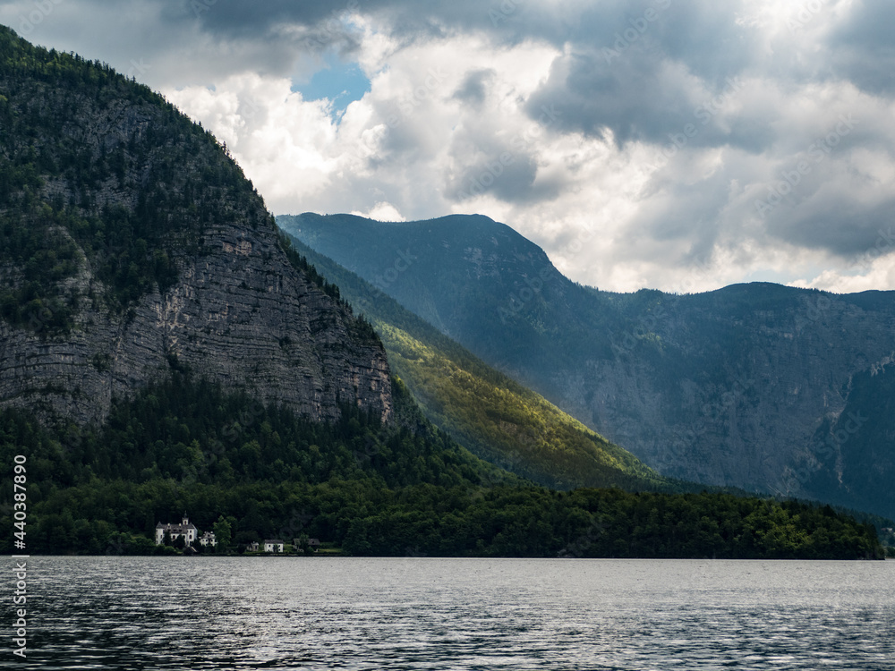 historical salt mining city hallstatt in austrian alps historical salt mining city hallstatt in austrian alps