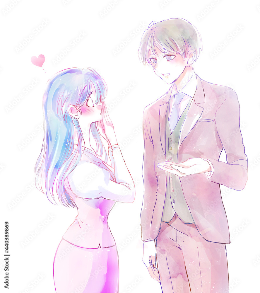 男性社員に恋する女性社員