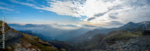 Vista panorámica desde el parque natural de Gorbea, País Vasco