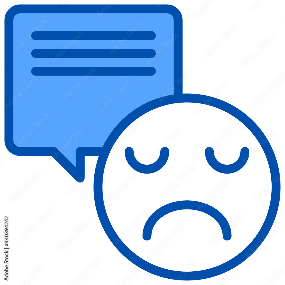 Reaction blue style icon Reaction blue style icon