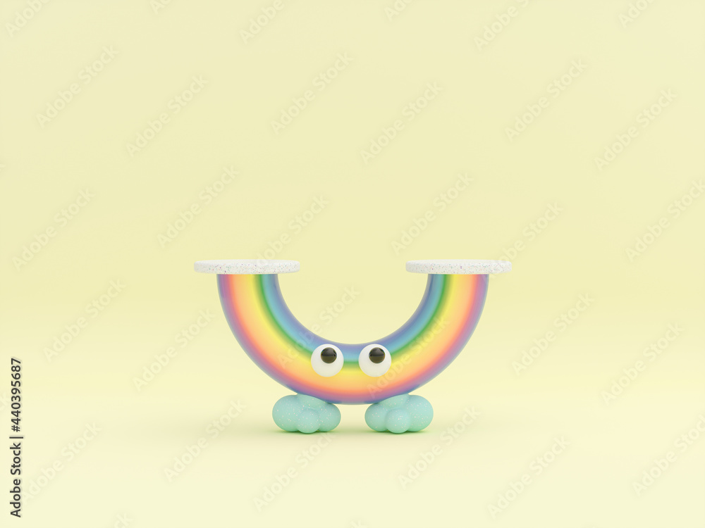 Cute podium backdrop with terrazzo texture for product display. 3d rendering. Cute podium backdrop with terrazzo texture for product display. 3d rendering.