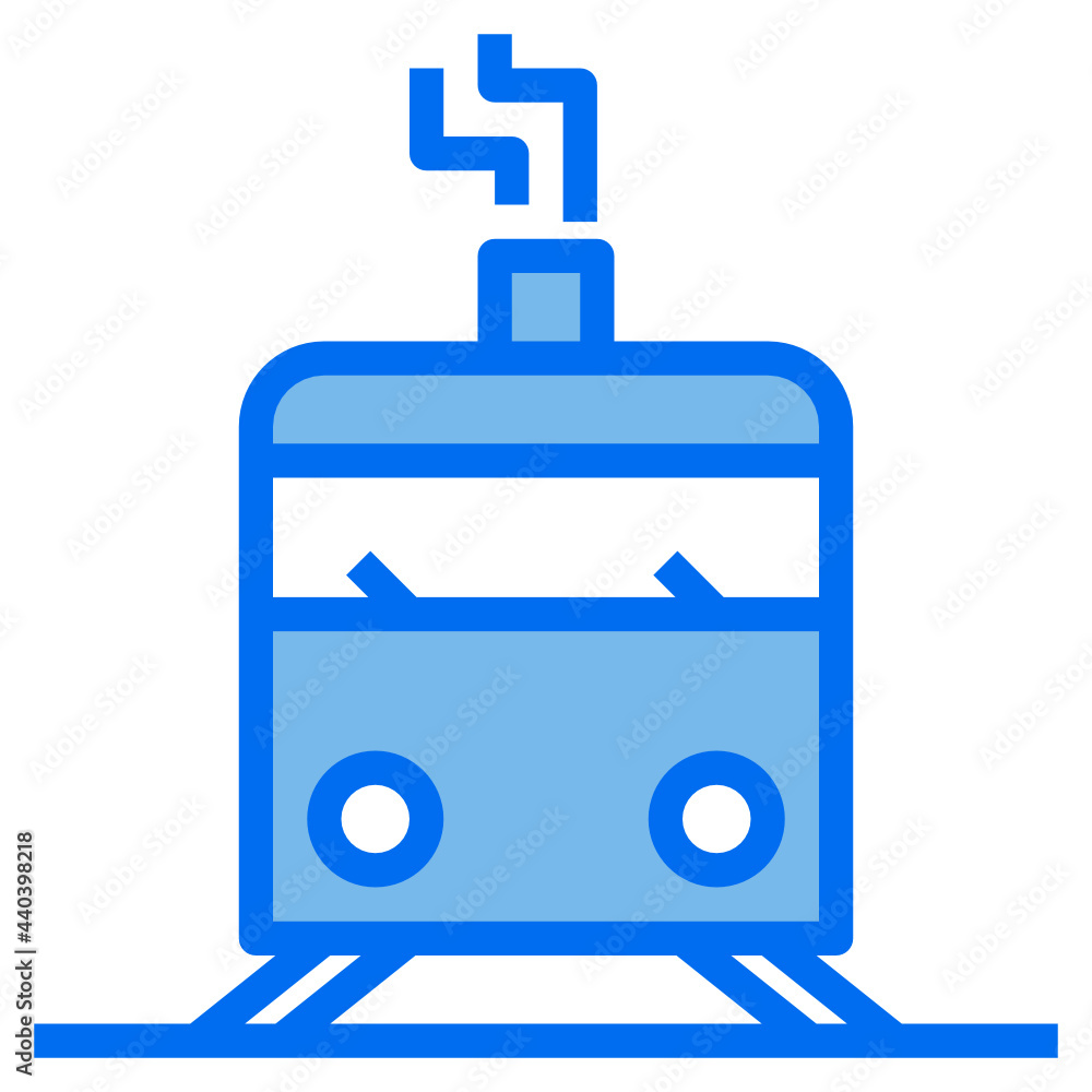 train blue line icon train blue line icon