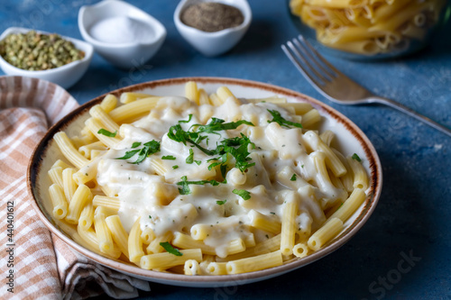 Delicious dishes; Cheese Sauce Pasta