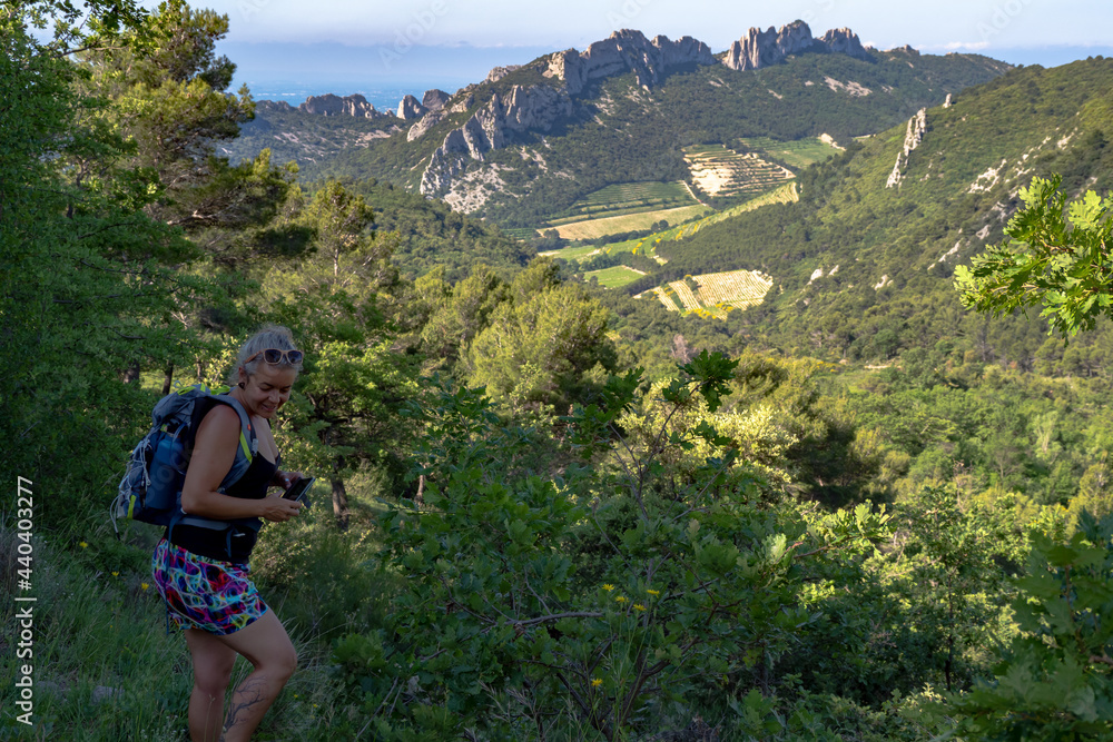 Φωτογραφία Les dentelles de Montmirail in the Vaucluse and the surrounding vineyards in one