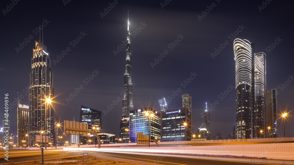 Fototapeta premium Dubai downtown, UAE