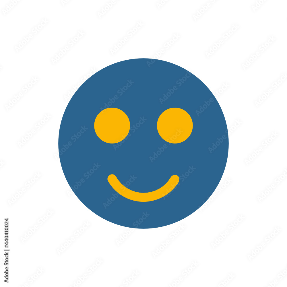 Fototapeta premium Emoji flat icon.