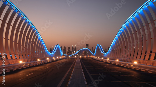 Meydan bridge in Dubai, UAE
