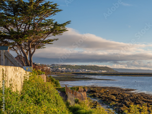 Coastal path walk near Appledore in North Devon. photo