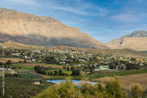 Barrydale village town on Route 62 in the western cape South Africa