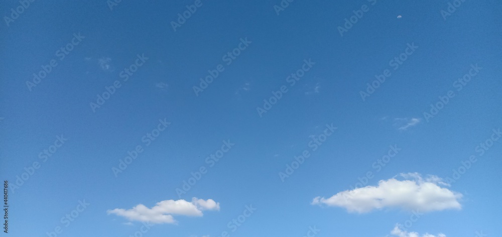 Blue and white on the sky to morning. Blue and white on the sky to morning.