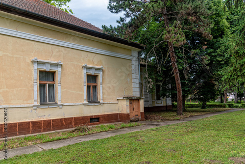 Fotografie Krivaja, Serbia - June 06, 2021: The Krivaja summer house was built at the end of the 19th century on the Krivaja farm for the landowner Balint Fernbach