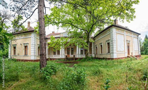 Принти на полотні Krivaja, Serbia - June 06, 2021: The Krivaja summer house was built at the end of the 19th century on the Krivaja farm for the landowner Balint Fernbach