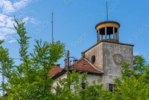 Karadjordjevo, Serbia - June 06, 2021: Local castle in the village of Karadjordjevo. It was abandoned today