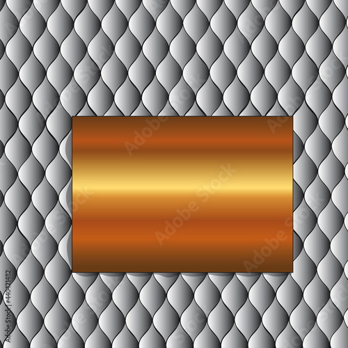 Hintergrund Spindel Goldplakette