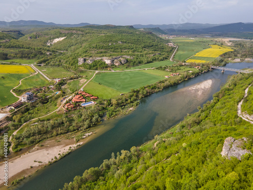 Arda River, passing through the Eastern Rhodopes, Bulgaria photo