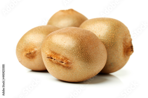 kiwi fruit on white background