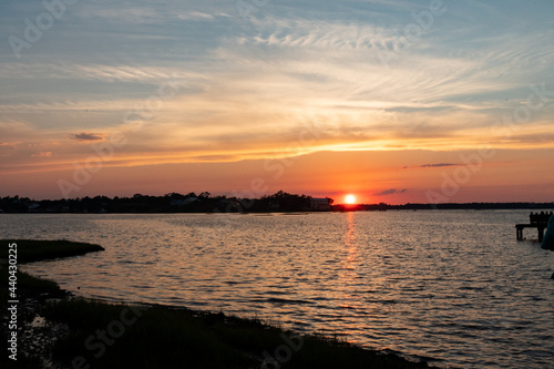 Summer Sunset in Emerald Isle © John McAdorey