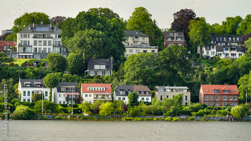 Ortsbild Hamburg Ottensen an der Elbe