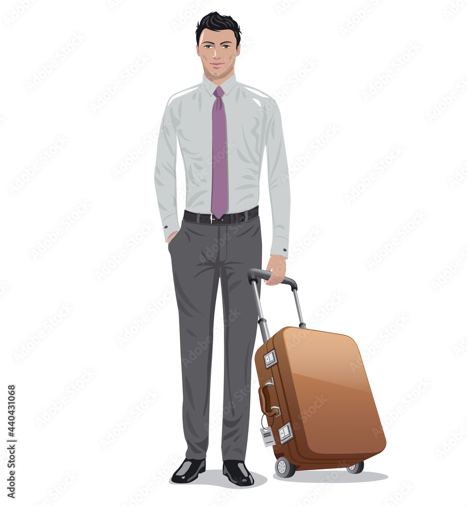 man with luggage man with luggage