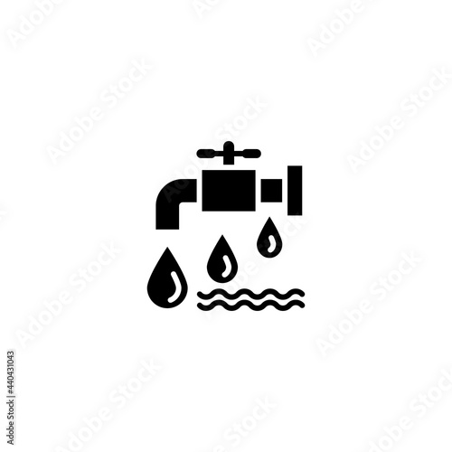 Water icon in vector. Logotype