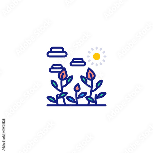 Organic Fertilizers icon in vector. Logotype © Vectors