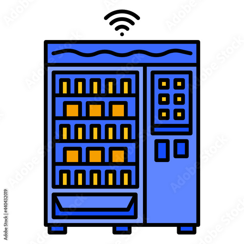 vending machine Internet of things icon
