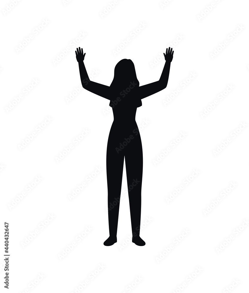woman silhouette icon