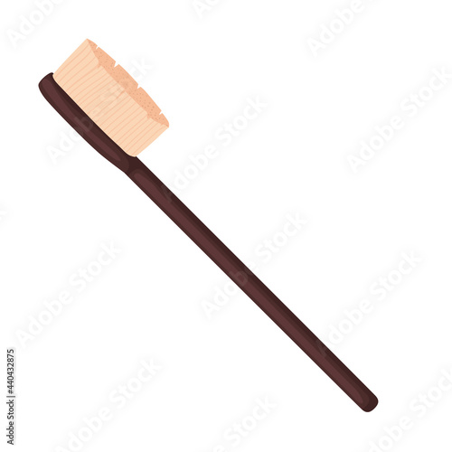 wooden hairbrush representation