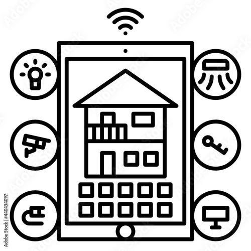 smart home Internet of things icon