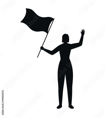 woman silhouette representation