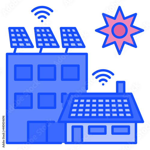 energy Internet of things icon