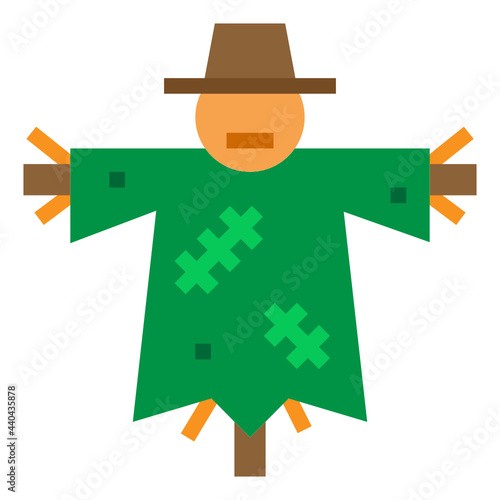 scarecrow flat icon