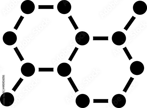 Molecula Icon. Science concept icon style