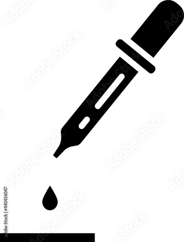 Dropper Icon. Science concept icon style