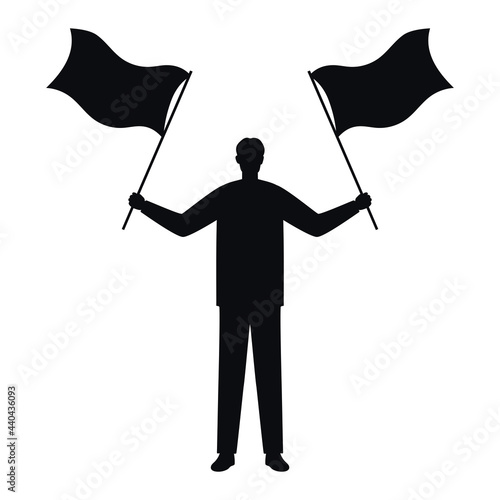 man silhouette illustration