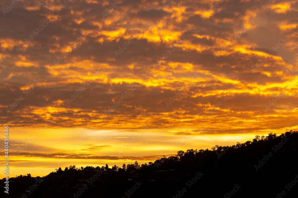 Texture Orange evening clouds at sunset The pattern is beautiful and warm. Texture Orange evening clouds at sunset The pattern is beautiful and warm.
