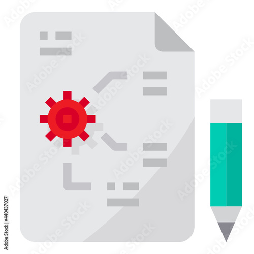 Analysis flat icon