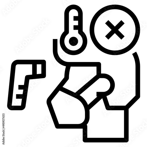 Infected outline icon