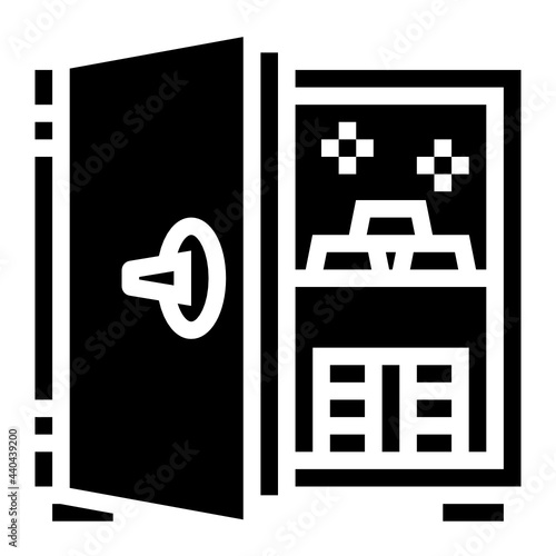 safebox glyph icon