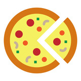 pizza flat icon