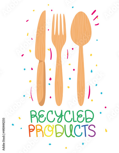 recycled products label